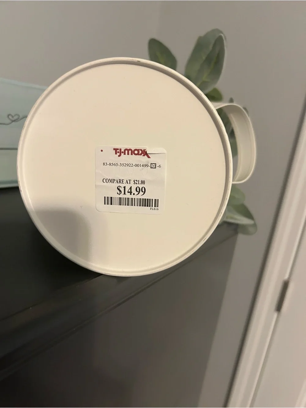 T.J.Maxx cream metal
